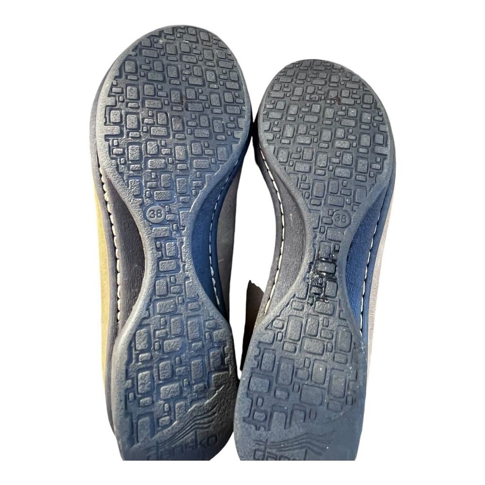 Dansko Loretta Taupe‎ Leather Lace-up Oxford Shoe Metallic Women’s Sz 7.5 EU 38 - Picture 10 of 11